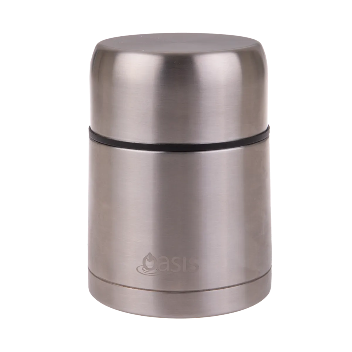 Oasis Stainless Steel Double Wall Insulated Food Container With Spoon - Two Sizes