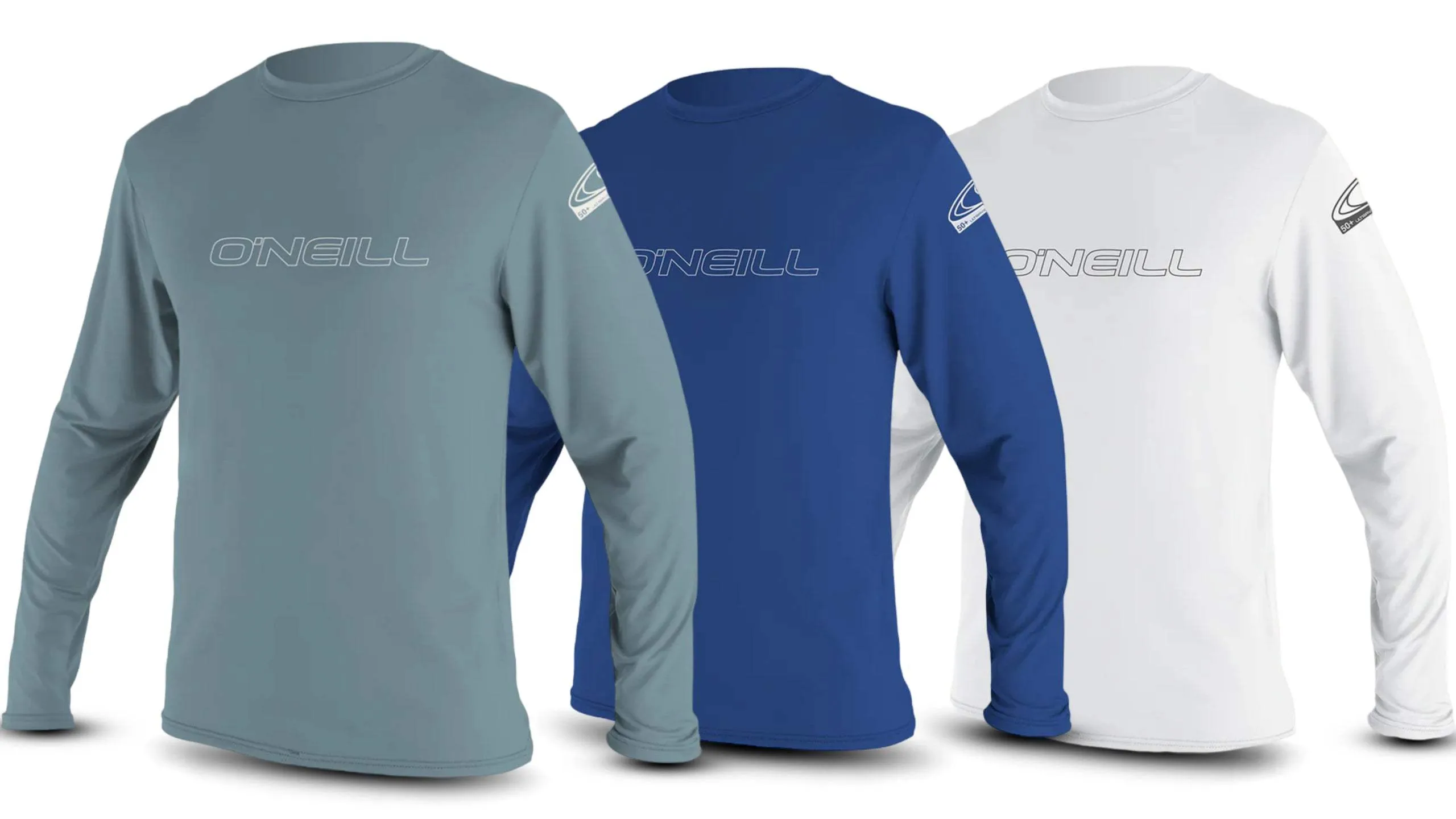 O'Neill Basic Skins UPF 50  Long Sleeve Men's Sun Shirt – Lightweight, Breathable & Sun Protection for Outdoor Adventures