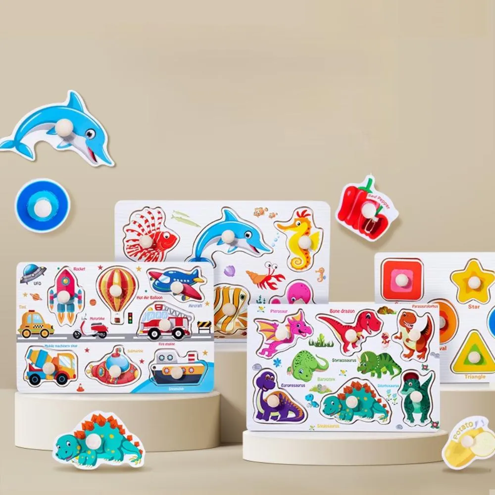 Open Ended Early Learning Knob Puzzle