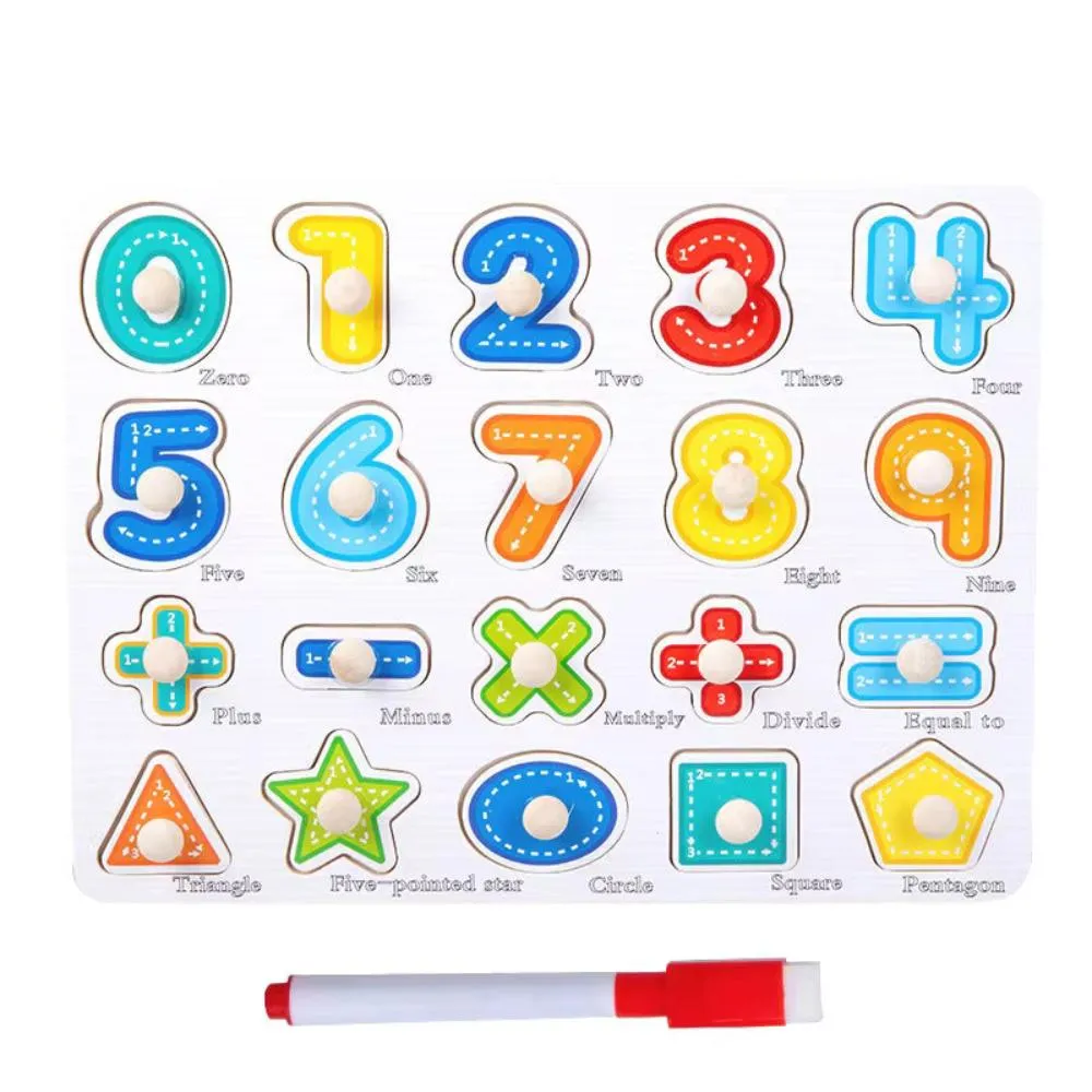 Open Ended Early Learning Knob Puzzle