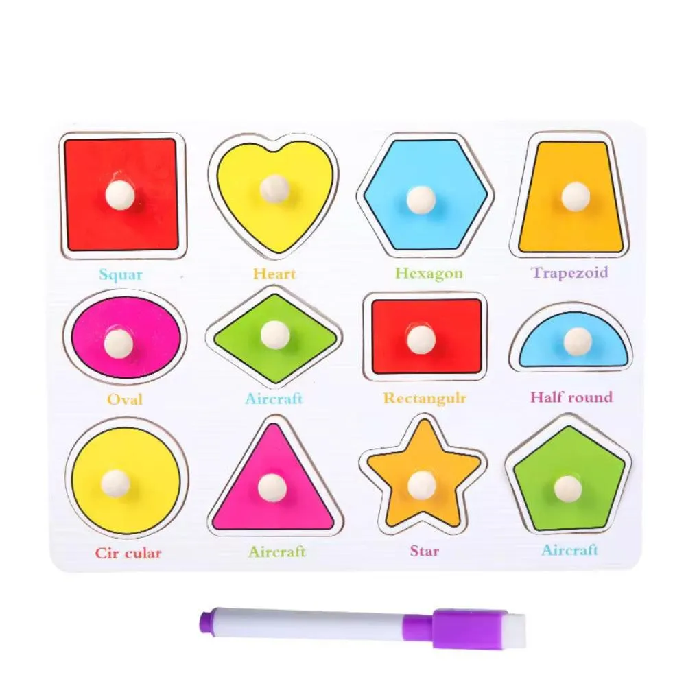 Open Ended Early Learning Knob Puzzle