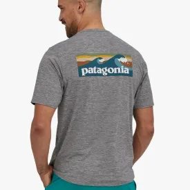 Patagonia Cap Cool Daily Graphic Shirt Abalone Blue: Feather Grey