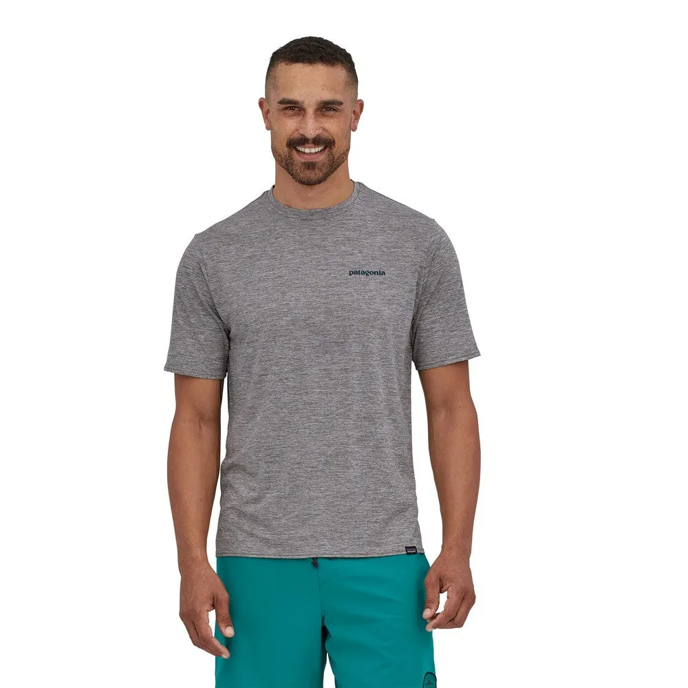 Patagonia Cap Cool Daily Graphic Shirt Abalone Blue: Feather Grey