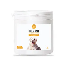 Pet Dental Finger Wipes - Easy Teeth Cleaning for Dogs & Cats