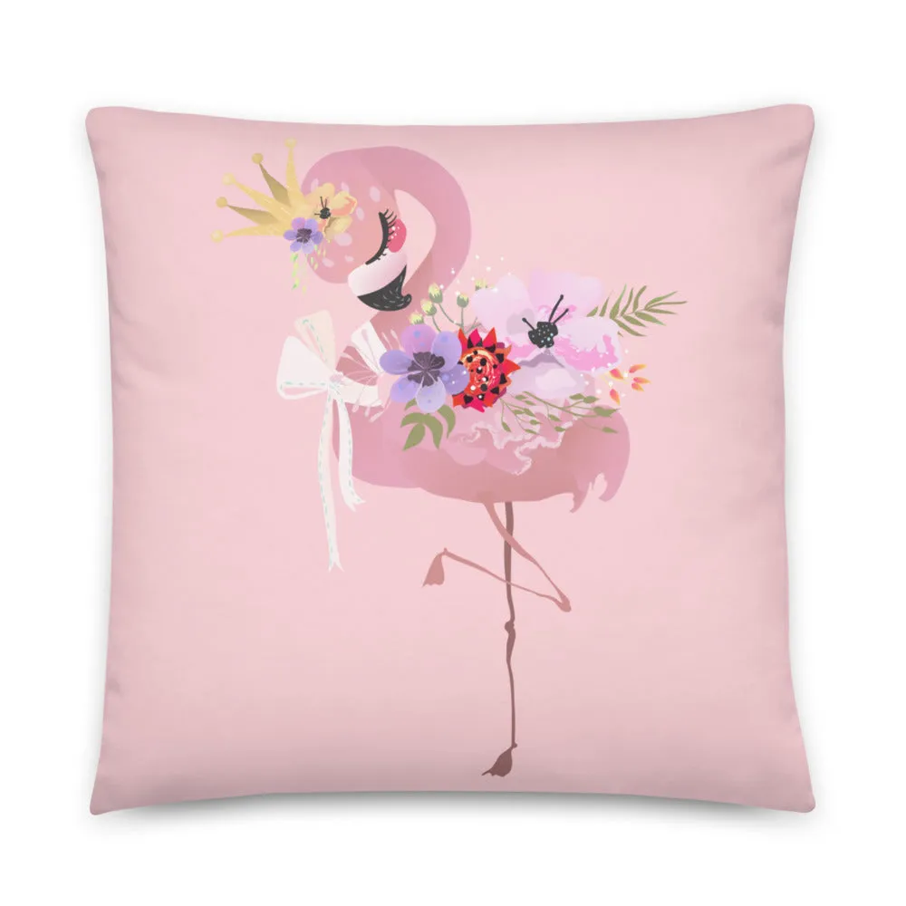 Pink flamingo cushion covers