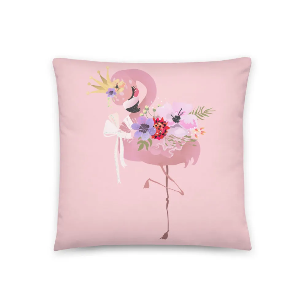 Pink flamingo cushion covers