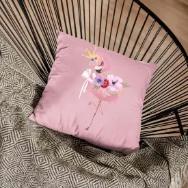 Pink flamingo cushion covers