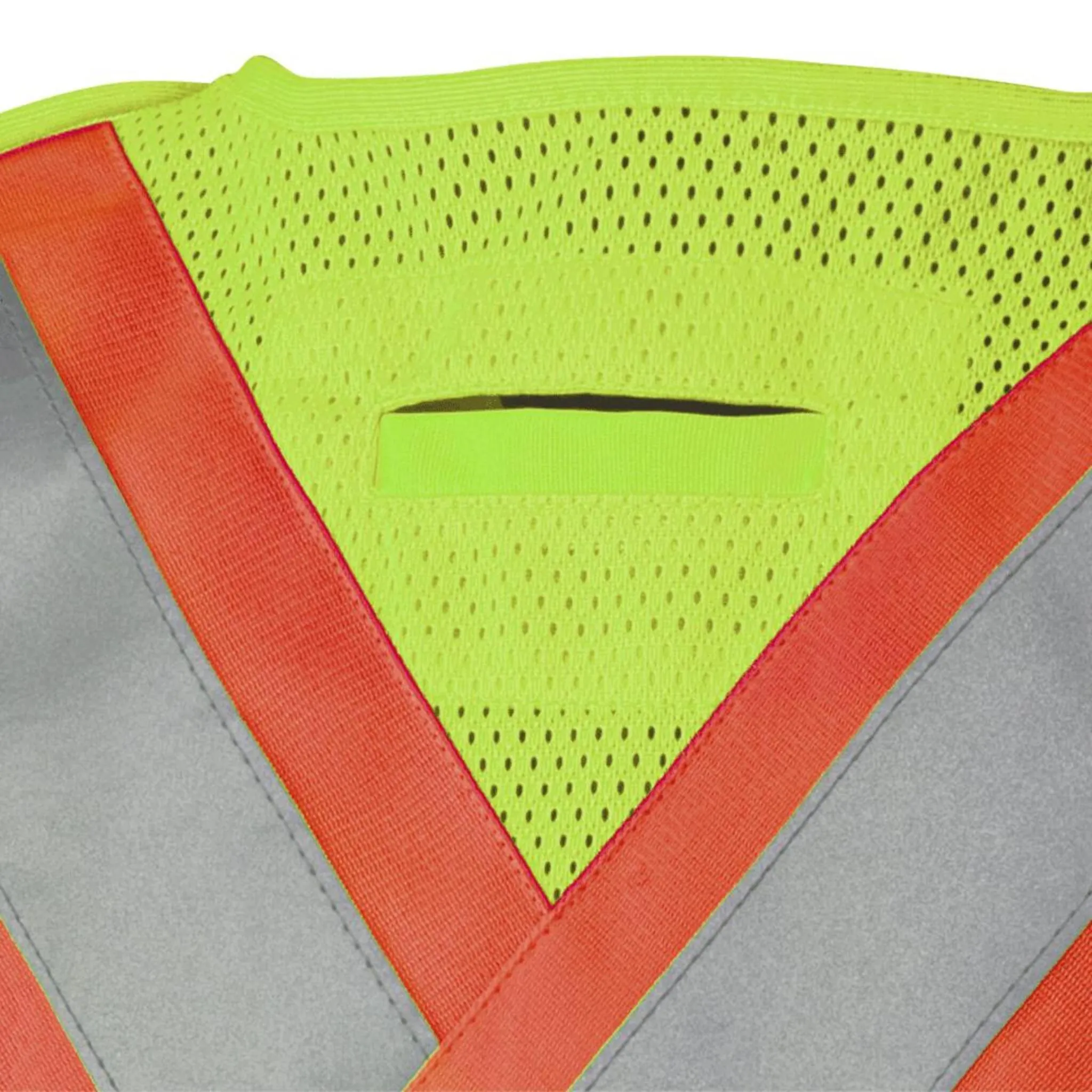 Pioneer Men's Hi Vis Traffic Safety Vest - CSA Certified, Tricot Poly, Zip-Front, Mesh Back, Tear-Away, Reflective Tape, 4 Pockets | Sizes S-5XL