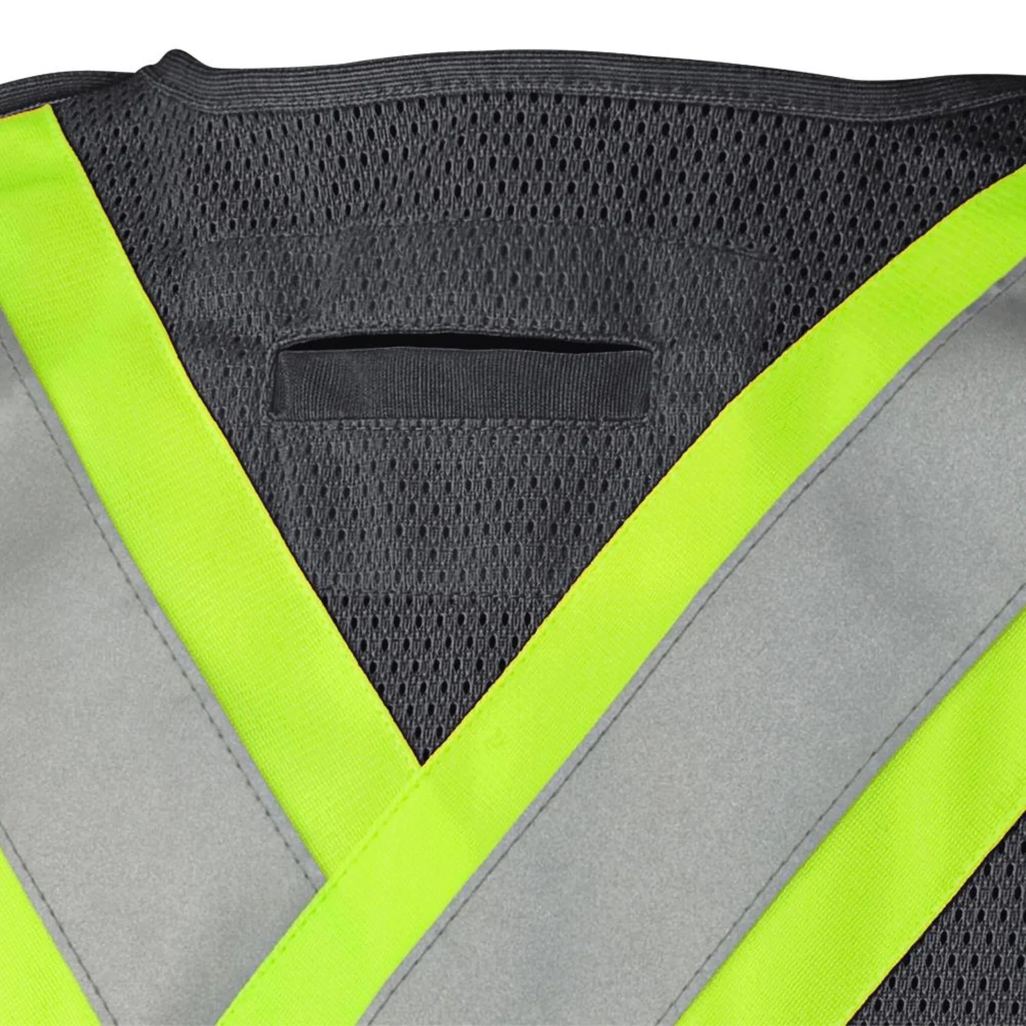 Pioneer Men's Hi Vis Traffic Safety Vest - CSA Certified, Tricot Poly, Zip-Front, Mesh Back, Tear-Away, Reflective Tape, 4 Pockets | Sizes S-5XL