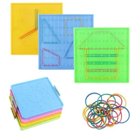 Plastic Nail Plate Primary Mathematics Tool