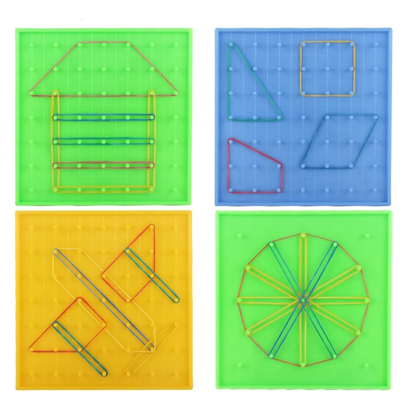 Plastic Nail Plate Primary Mathematics Tool