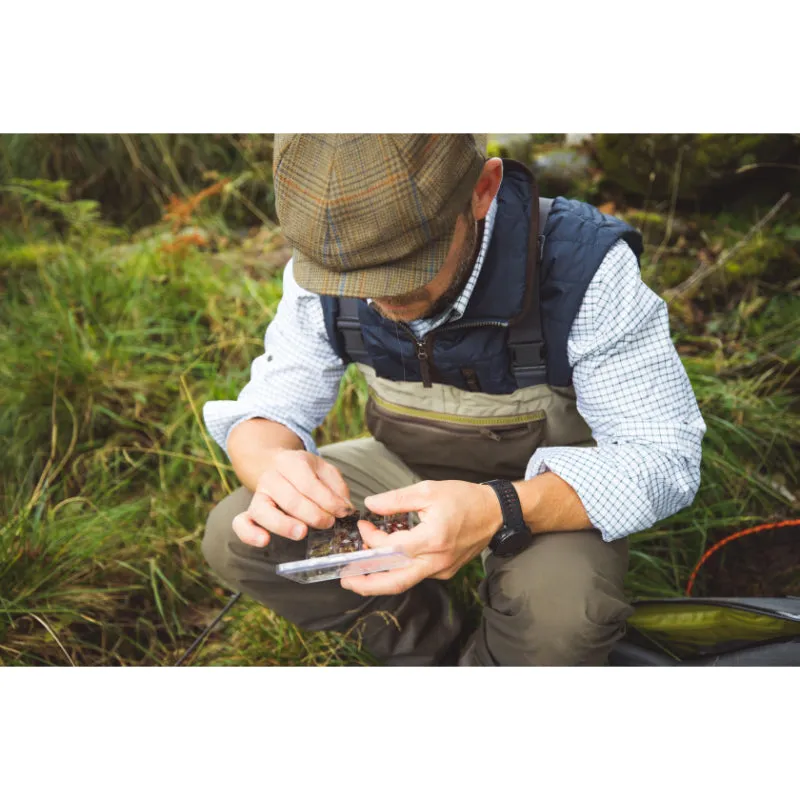 Schoffel Findhorn Technical Mens Fishing Shirt - Dark Olive Check