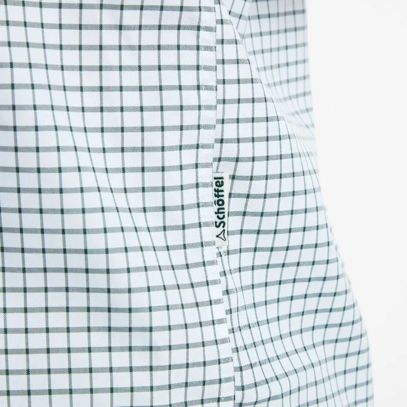 Schoffel Findhorn Technical Mens Fishing Shirt - Dark Olive Check