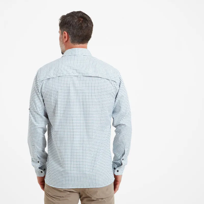 Schoffel Findhorn Technical Mens Fishing Shirt - Dark Olive Check