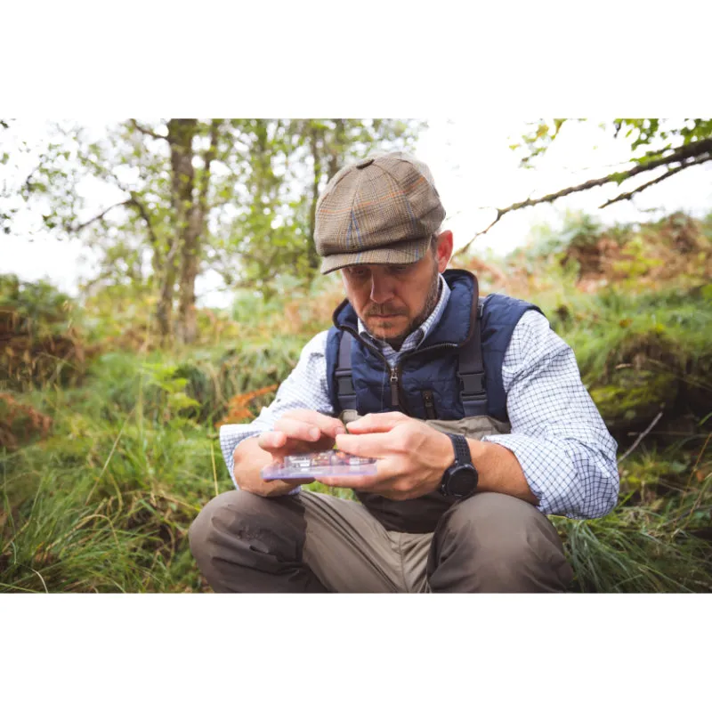 Schoffel Findhorn Technical Mens Fishing Shirt - Dark Olive Check
