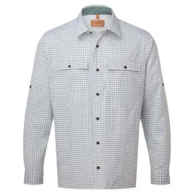 Schoffel Findhorn Technical Mens Fishing Shirt - Dark Olive Check