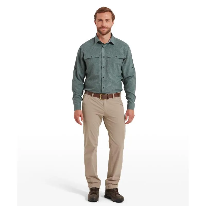 Schoffel Findhorn Technical Mens Fishing Shirt - Dark Olive