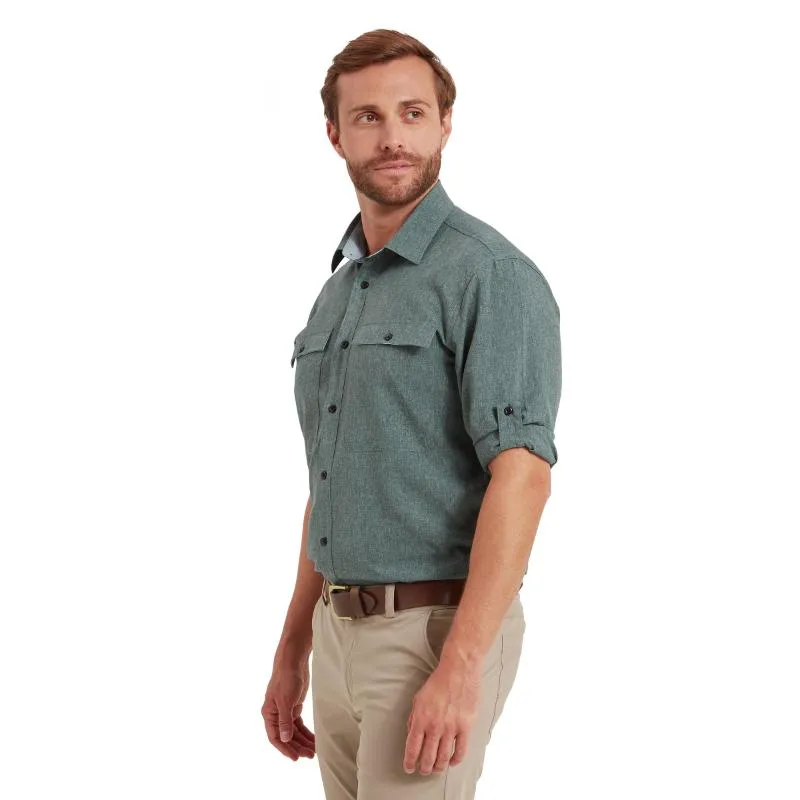 Schoffel Findhorn Technical Mens Fishing Shirt - Dark Olive