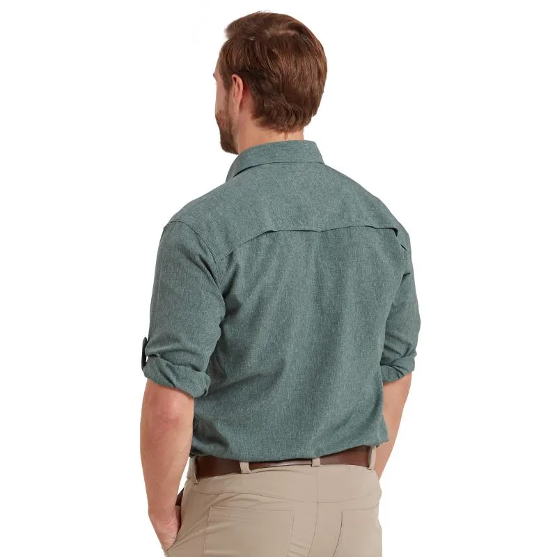 Schoffel Findhorn Technical Mens Fishing Shirt - Dark Olive