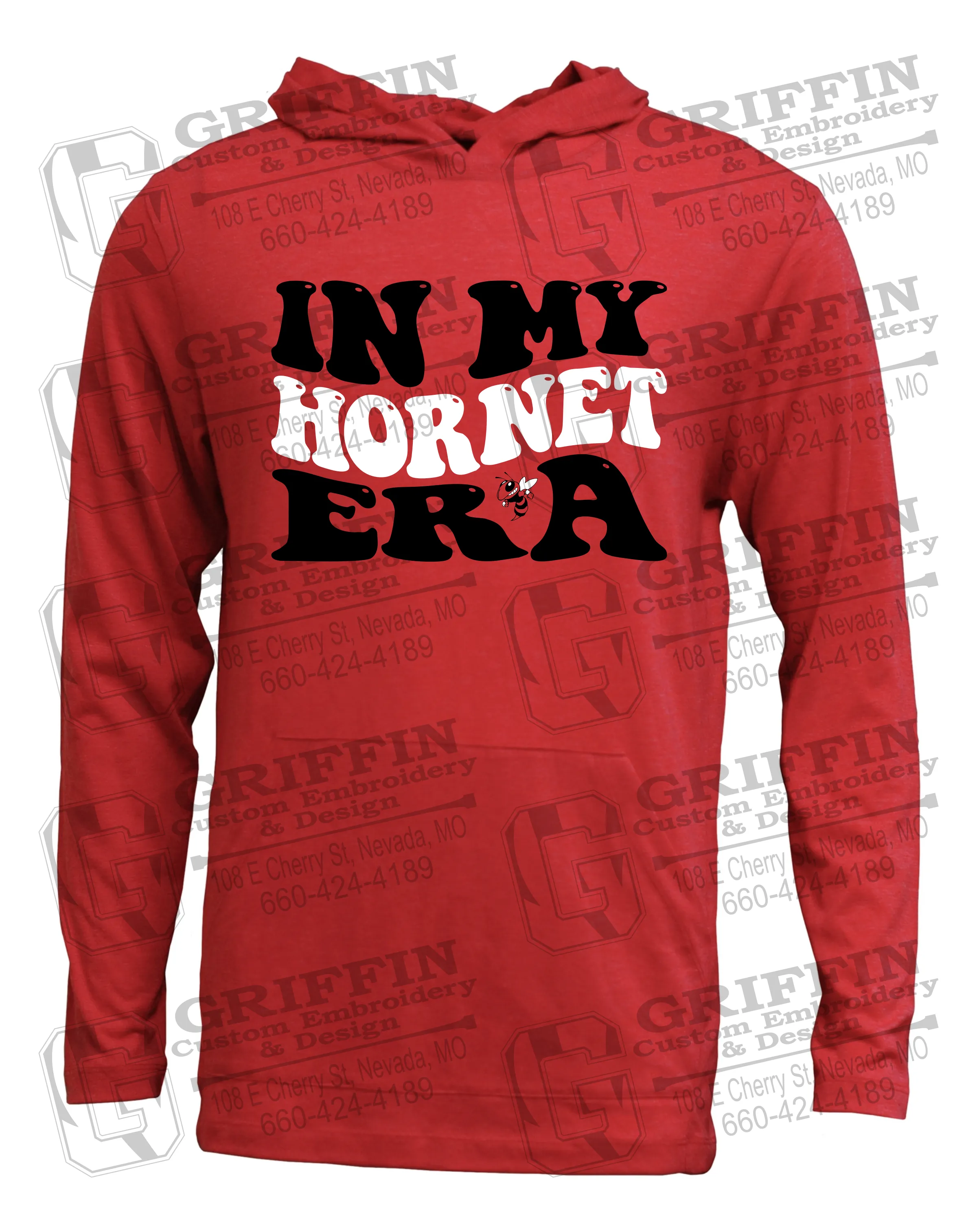Soft-Tek T-Shirt Hoodie - Hume Hornets 23-D