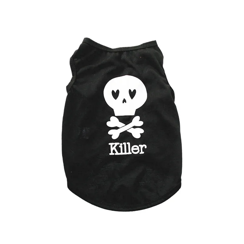 Summer Pet Clothing for Cats | 100% Cotton Cat and Puppy Vest | Cool Breathable Print Sphynx Cat Clothes | Kitten Pajamas | Ropa para Gatos | Alo Trendy