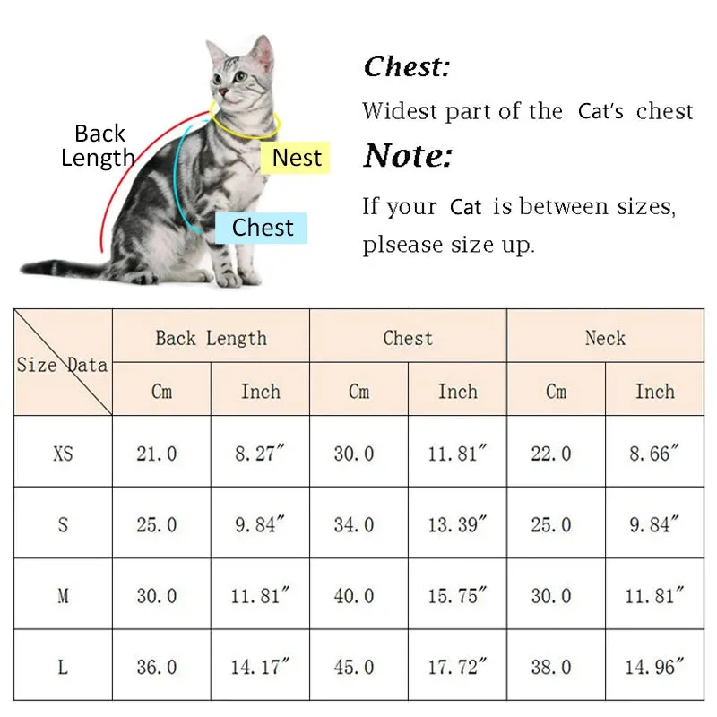 Summer Pet Clothing for Cats | 100% Cotton Cat and Puppy Vest | Cool Breathable Print Sphynx Cat Clothes | Kitten Pajamas | Ropa para Gatos | Alo Trendy