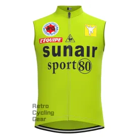 sunair Green Retro Cycling Vest