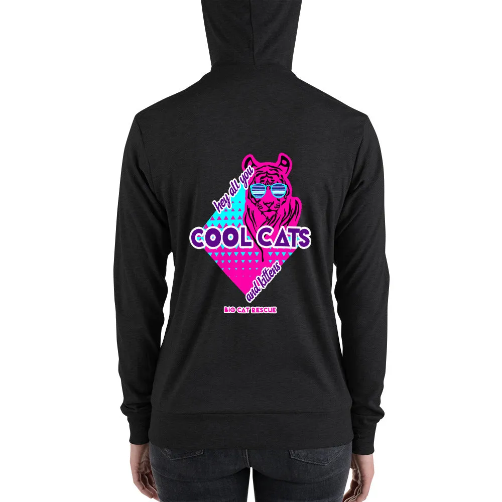 Sweatshirt - Hey All You Cool Cats & Kittens Zip Up Hoodie