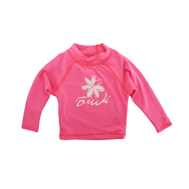 Tiare Blossom Baby UPF 50  Shirt in Pink