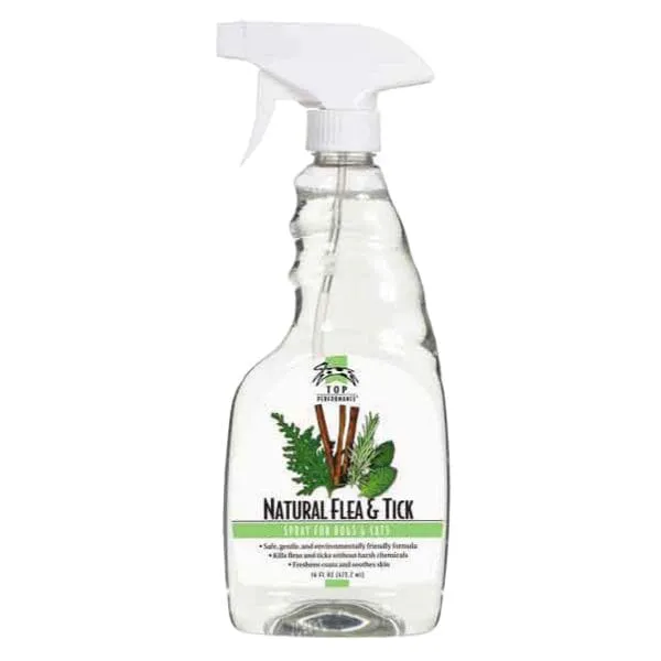 TOP PERFORMANCE - Natural Flea and Tick Spray 17oz.