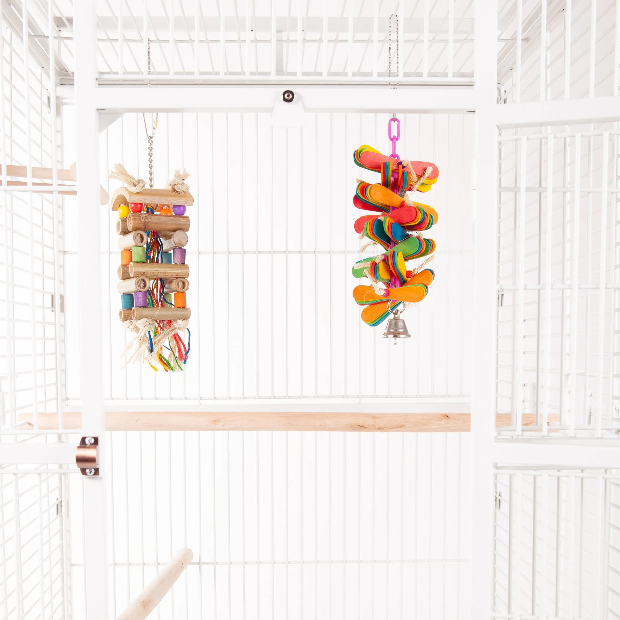 Tower Toy with Sisal & Beads