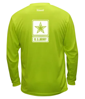 Unisex Reflective Long Sleeve Shirt - US Army