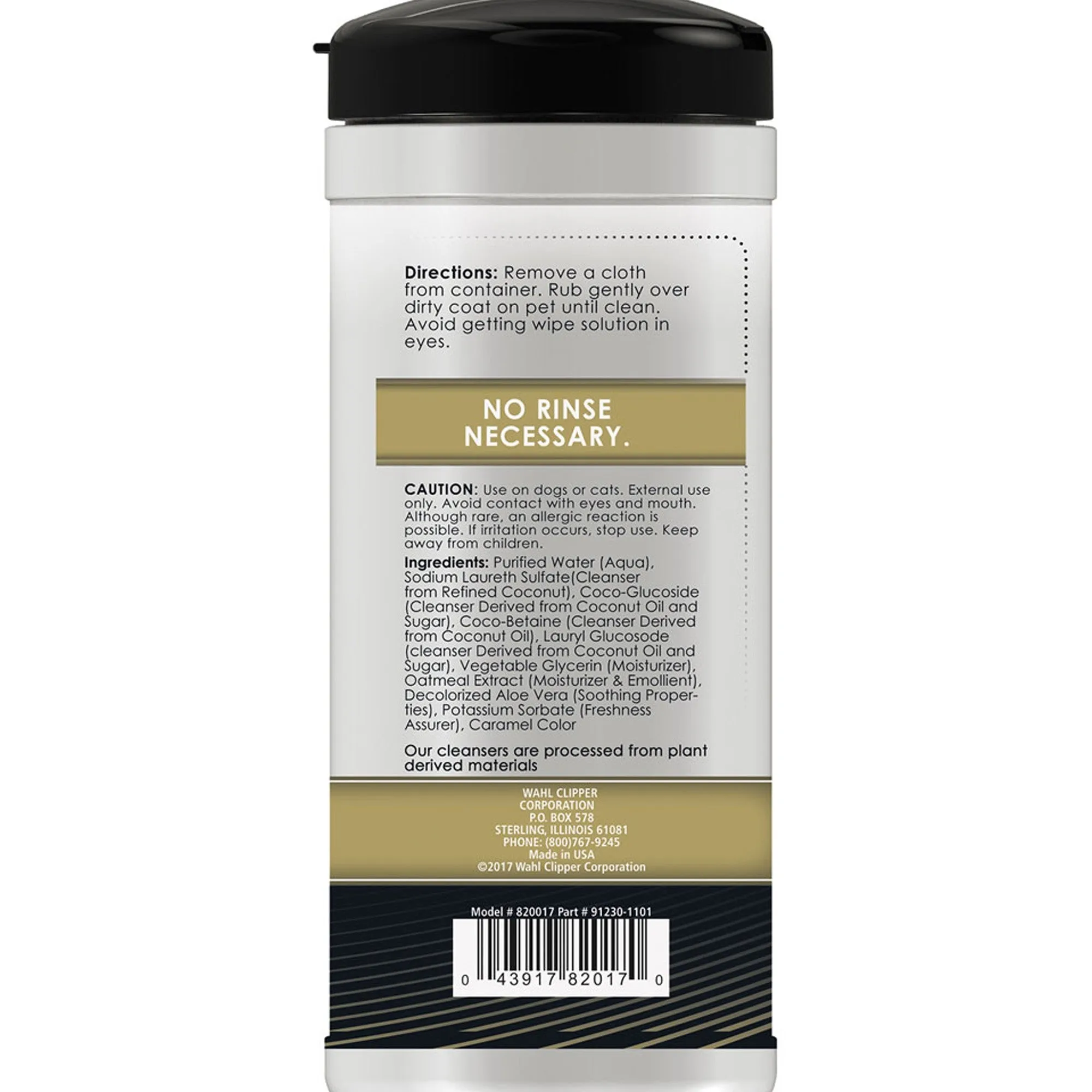 Wahl Dog Refresh Cleaning Wipes