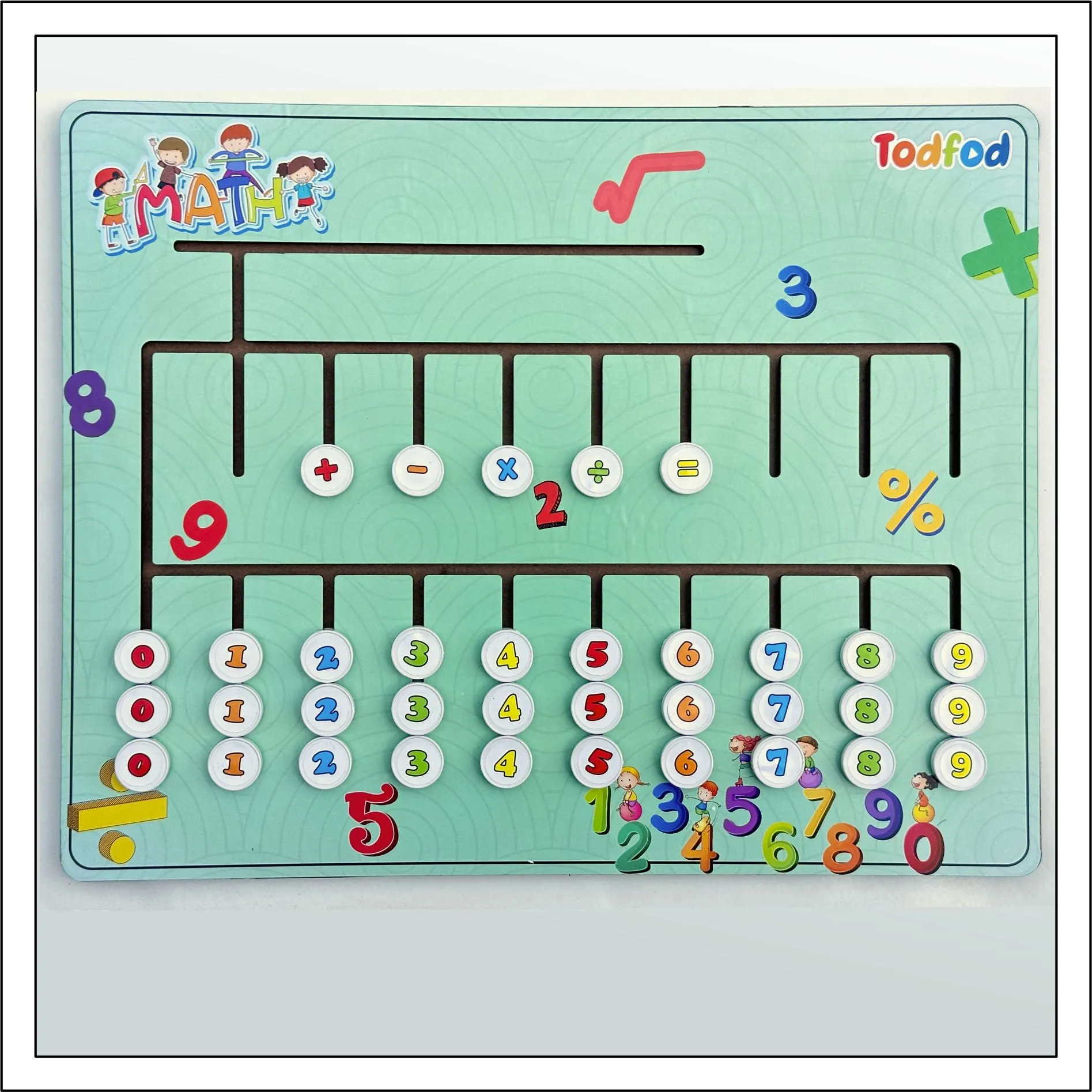 Wooden Mathematical Maze Puzzle Toy